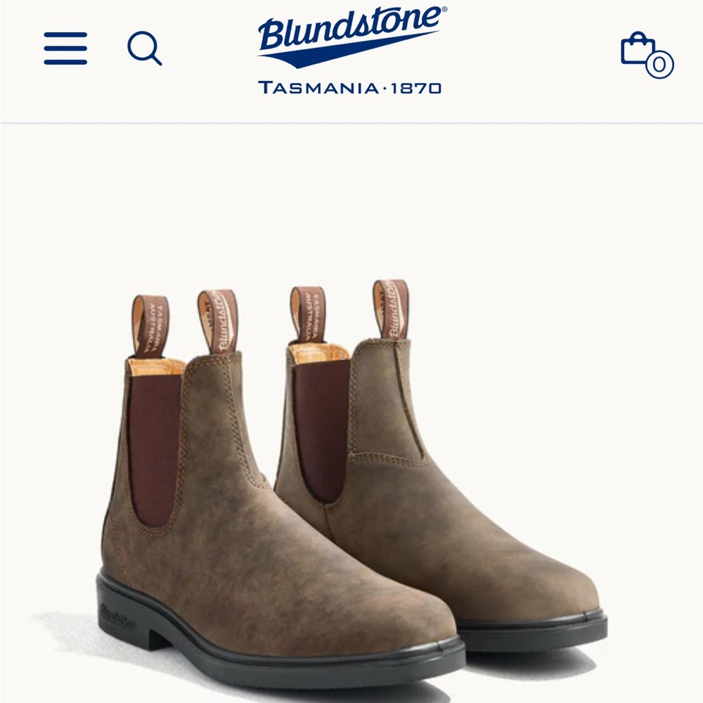 Blundstone Chelsea Boots Rustic Brown